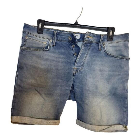 Jack & Jones Light Blue Jean Shorts  KJ0716F - Picture 1 of 4